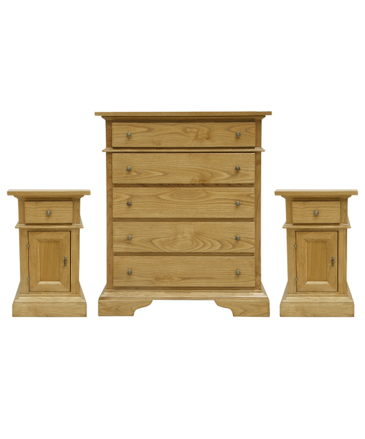 Dresser and two bedside tables