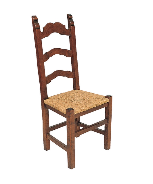 Chair with three shaped transoms
