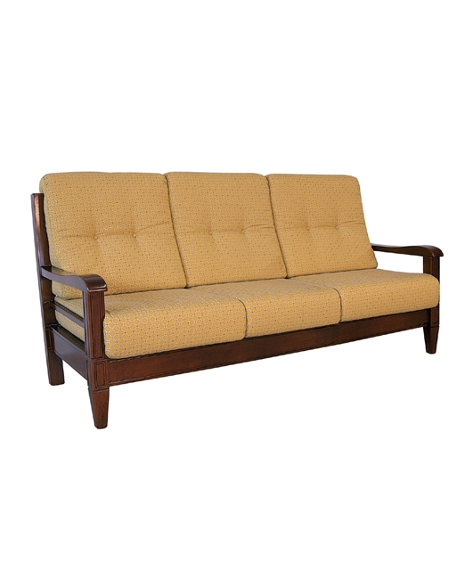 Upholstered 3-seater sofa