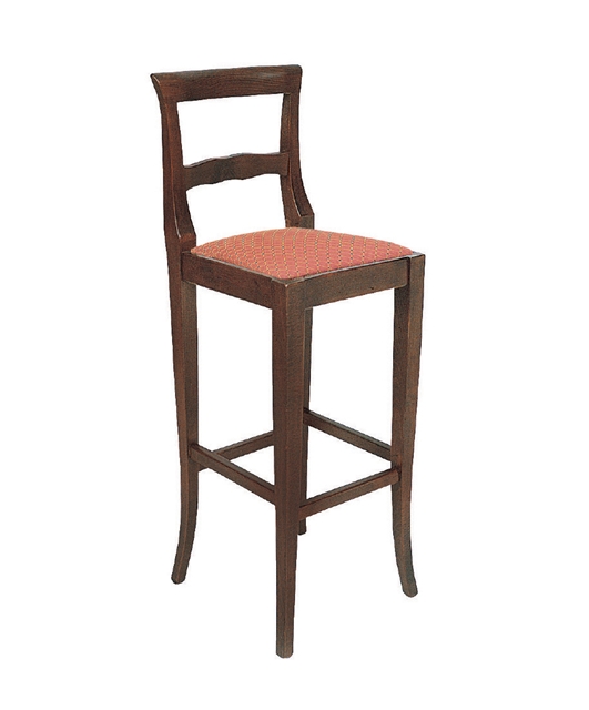 High stool with back