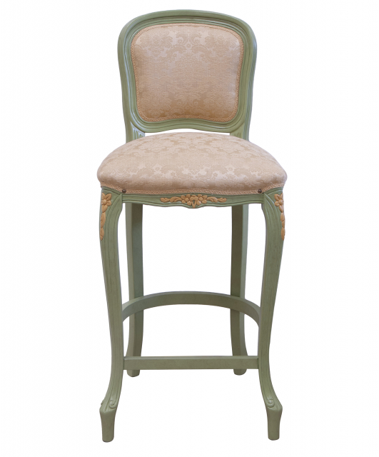 High stool with back